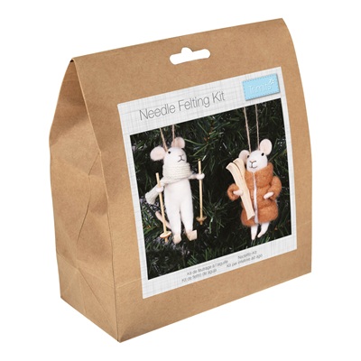 Needle Felting Kit: Winter Sports Duo - TCK069