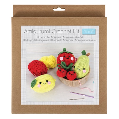 Crochet Kit: Amigurumi: Fruits: 4 Pieces - TCRK012