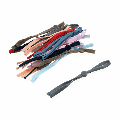Mask Elastic - Pre Cut with Adjusters - TME003 Mixed - Pack of 20