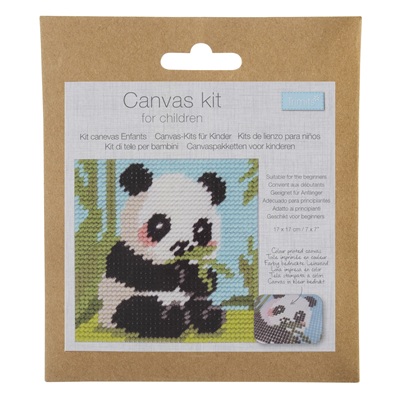 Half Stitch/Tapestry Kit: Children's: Panda - TTP0017.001