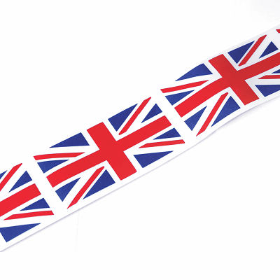 Union Jack Ribbon 35mm 1m - UJR35