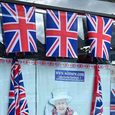 Union Jack Nylon Bunting - Panel of 3 flags