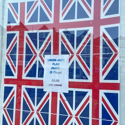 Union Jack Cotton Fabric - 95cm Panel