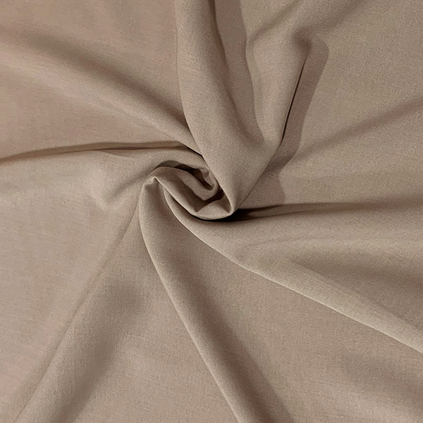 Plain Viscose Poplin - 01VCPOPLIN - Beige.