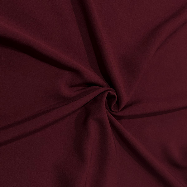 Plain Viscose Poplin - 01VCPOPLIN - Burgundy.