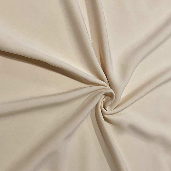 Plain Viscose Poplin - 01VCPOPLIN - Cream.