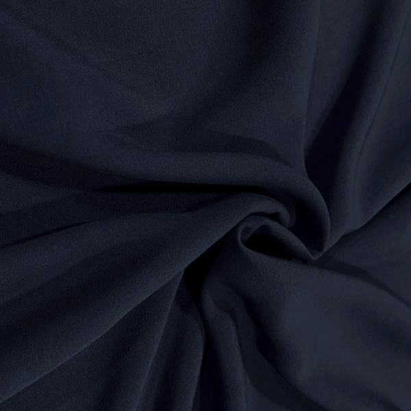 Plain Viscose Poplin - 01VCPOPLIN - Navy.