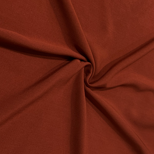 Plain Viscose Poplin - 01VCPOPLIN - Rust.