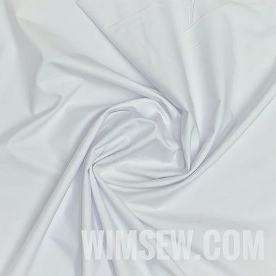 100% Cotton Fabric - White - 1m or 0.5m (EP)