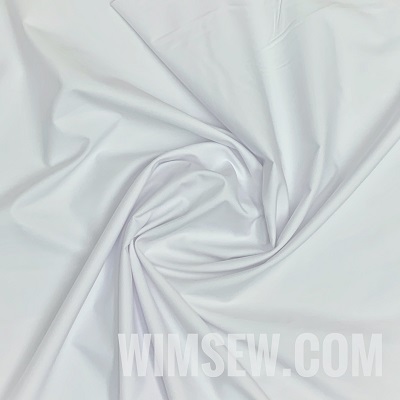 100% Cotton Fabric - White - 1m or 0.5m (EP)