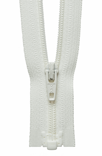 Light-Weight Open End Zip - 502 Cream - (Peach Tag) 