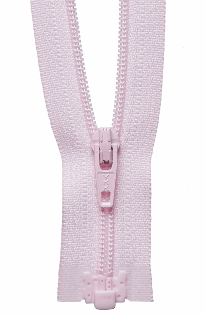 Light-Weight Open End Zip - 512 Light Pink - (Peach Tag) 