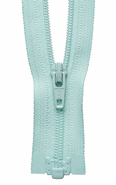 Light-Weight Open End Zip - 822 Aqua - (Peach Tag)   (This is a special order item allow 2 days)