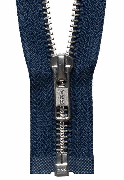 Nickel Free Metal Open End Zip - 919 Navy - (Grey Tag)