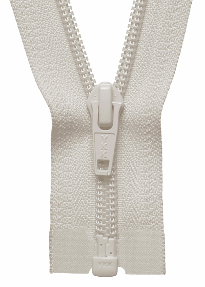 Nylon Open End Zip - Ivory 841 (Blue Tag)