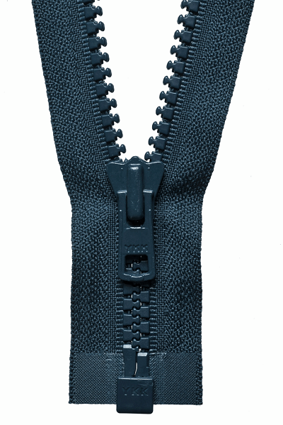 Vislon Heavyweight Open End Zip - Dark Navy 560 - (Lt Green Tag) 