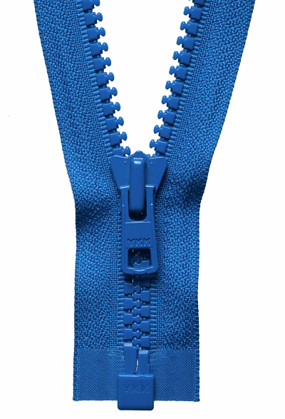 Vislon Heavyweight Open End Zip - Bright Blue 918 - (Lt Green Tag) 