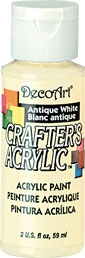 DECO ART ANTIQUE WHITE 03 59ml CRAFTERS ACRYLIC DCA03