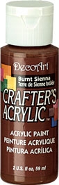 DECO ART BURNT SIENNA 59ml CRAFTERS ACRYLIC DCA11