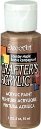 DECO ART COUNTRY MAPLE 59ml CRAFTERS ACRYLIC DCA13