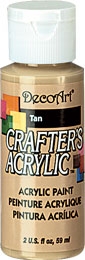 DECO ART TAN 59ml CRAFTERS ACRYLIC DCA15