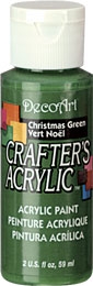 DECO ART CHRISTMAS GREEN 59ml CRAFTERS ACRYLIC DCA37