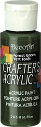 DECO ART FOREST GREEN 59ml CRAFTERS ACRYLIC DCA39