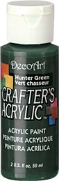 DECO ART HUNTER GREEN 59ml CRAFTERS ACRYLIC DCA41