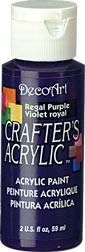 DECO ART REGAL PURPLE 59ml CRAFTERS ACRYLIC DCA73