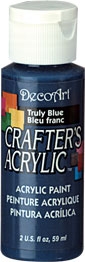 DECO ART TRULY BLUE 59ml CRAFTERS ACRYLIC DCA79