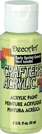 DECO ART EARLY SPRING GREEN 59ml CRAFTERS ACRYLIC DCA81