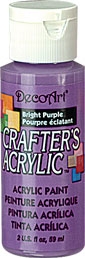 DECO ART BRIGHT PURPLE 59ml CRAFTERS ACRYLIC DCA110