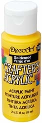 DECO ART GOLDENROD 59ml CRAFTERS ACRYLIC DCA118