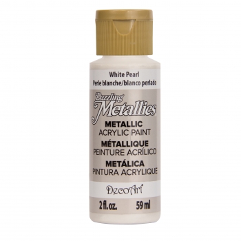 DECO ART WHITE PEARL 59ml DAZZLING METALLICS DA117