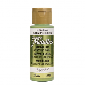 DECO ART FESTIVE GREEN 59ml DAZZLING METALLICS DA261