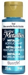 DECO ART TEAL 59ml DAZZLING METALLICS DA322