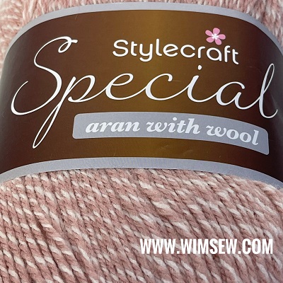 NEW Stylecraft Special  Aran with Wool 400g - 7042 Pink Marl