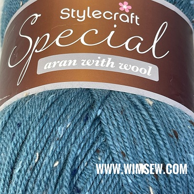 NEW Stylecraft Special  Aran with Wool 400g - 3391 Atlantic Blue Nepp