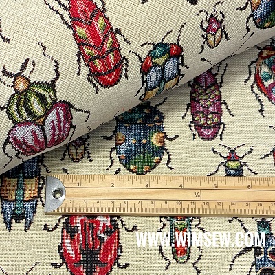 'Tapestry' Furnishing Fabric - Bugs