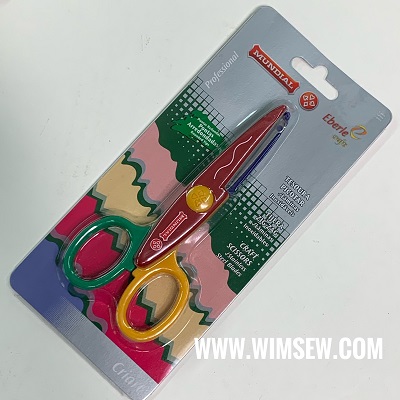 Mundial Paper Craft Scissors - Big Wave (Red)