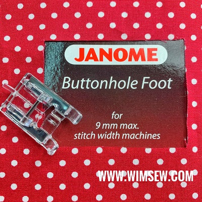 202082008 Buttonhole Foot - Category D