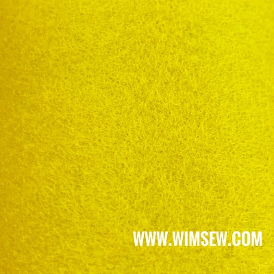 C15 Bright Yellow Felt - 1m or 0.5m 