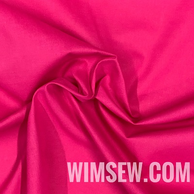 100% Cotton Fabric - Cerise - 1m or 0.5m (EP) 