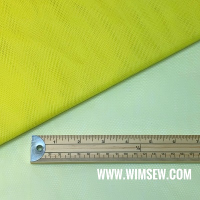 100% Nylon Dress Net - Flourescent Citrone (20)