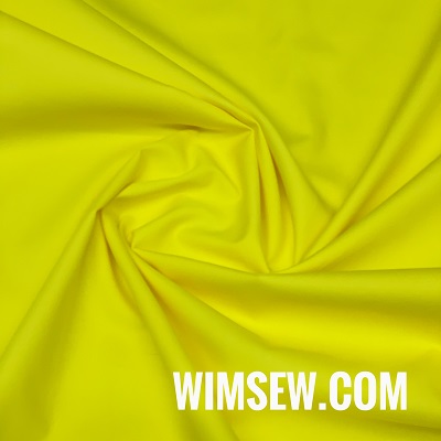 100% Cotton Fabric - Yellow - 1m or 0.5m (EP) 
