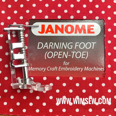 200337005 Darning/Free Motion Embroidery Foot (Open Toe Type) - Category C