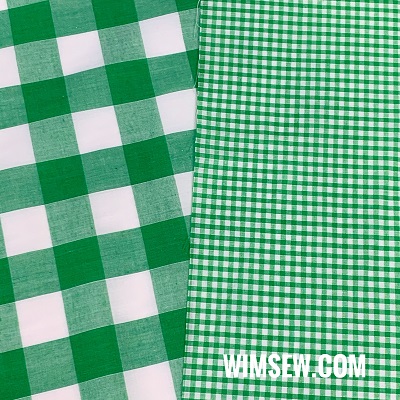 Poly-Cotton Gingham - Emerald Green 1m (EP/OD) 