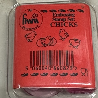 FMM 'Chicks' Embossing Stamp Set (Y13)