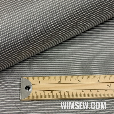 Dress Lining - Grey Stripe - 1m (Ex-Jigsaw)