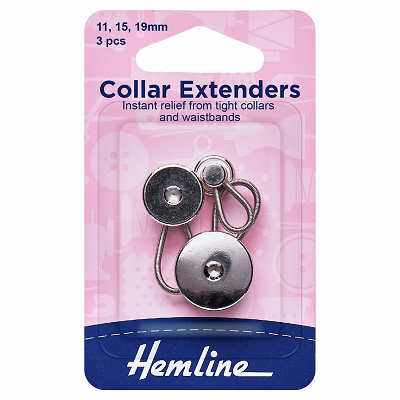 H896.99 Collar Expanders: Metal - Assorted - 3pcs..